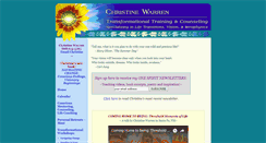 Desktop Screenshot of christinewarrenworkshops.com
