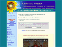 Tablet Screenshot of christinewarrenworkshops.com